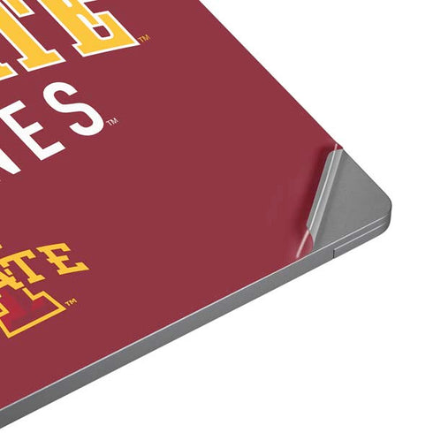 Iowa State University Collegiate Text Universal Laptop 12in (9.8 x 6.8in) Skin